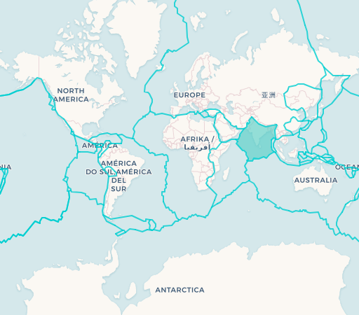 Indian Plate map